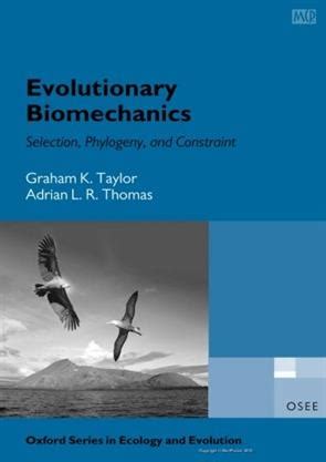 evolutionary biomechanics selection phylogeny and constraint PDF