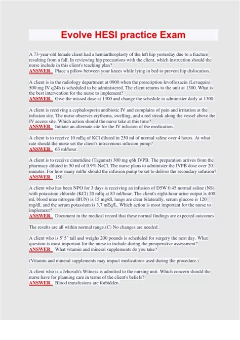 evolve hesi exit exam test bank Ebook Epub