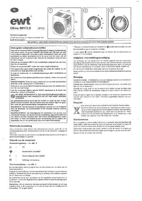 ewt clima 901tls user guide PDF