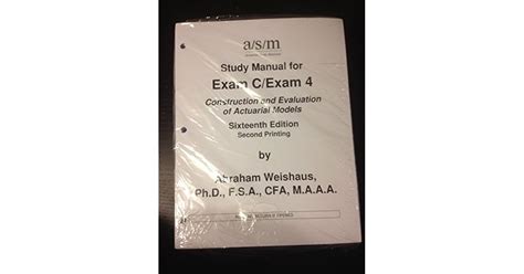 exam c study manual PDF