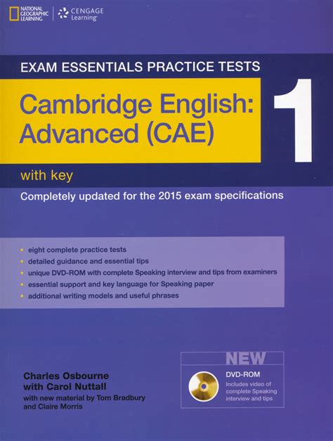 exam essentials cambridge advanced practice tests 1 w or key dvd rom PDF