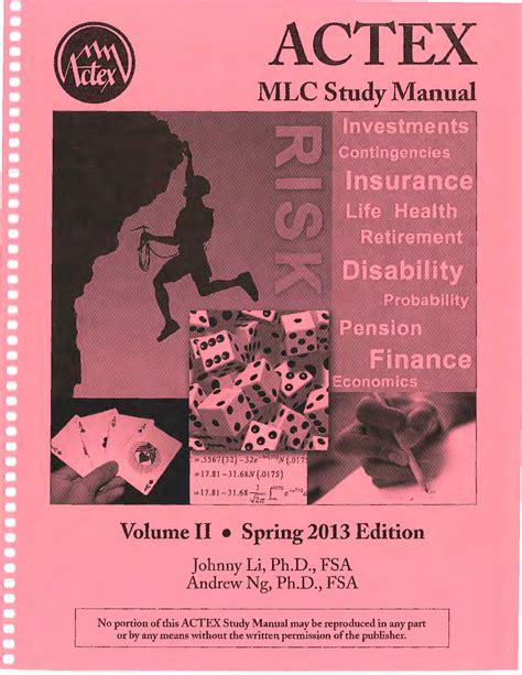 exam mlc actex manual Epub