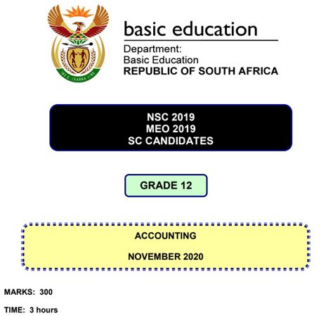 exam papers grade 12 accounting Doc