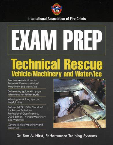 exam prep technical rescue vehicle machinery and water ice Epub