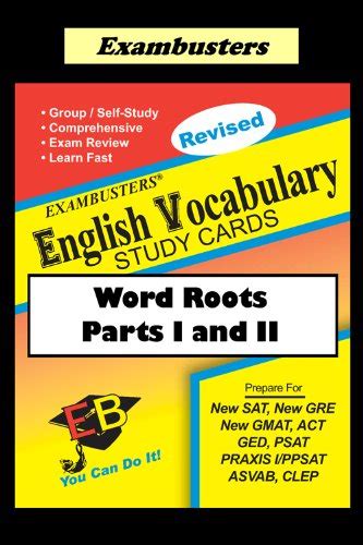 exambusters english word roots vocabulary flashcards sat act gre praxis Epub