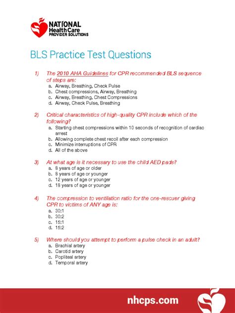 examen escrito bls acls Doc