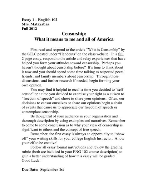 example of a college paper Reader