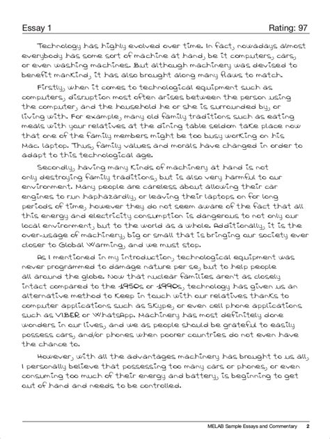 example of an essay paper Reader