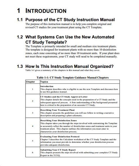 example of an instruction manual Reader