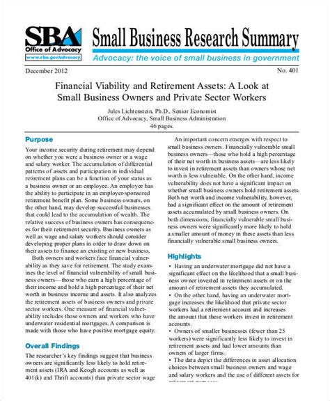 example of business research paper Kindle Editon