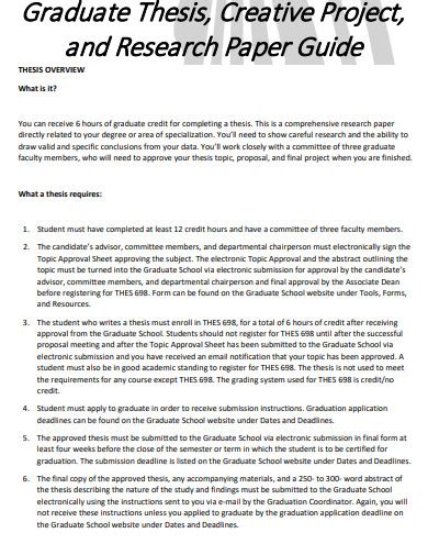 example research paper thesis Kindle Editon