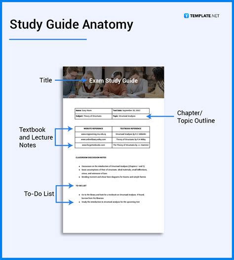 example study guide