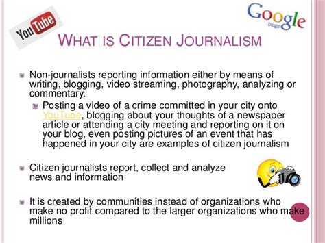 examples of citizen journalism in action