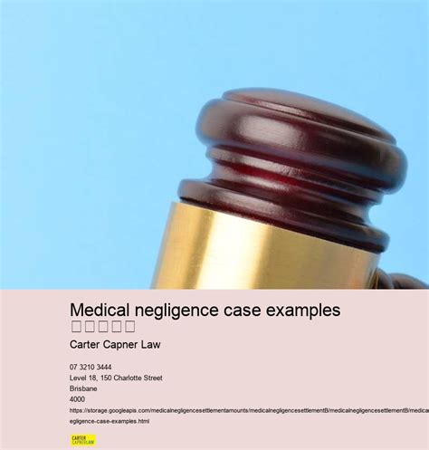 examples of medical negligence