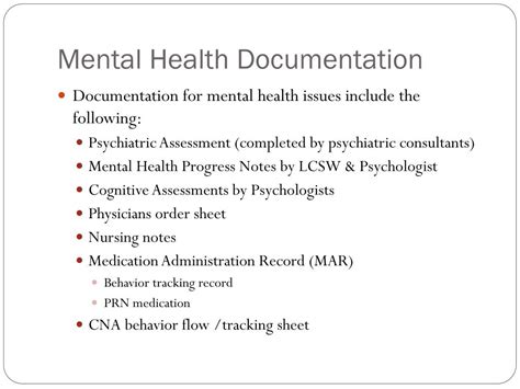 examples of mental health documentation Kindle Editon