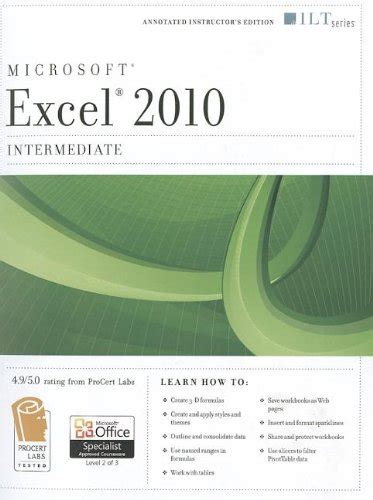 excel 2010 intermediate certblaster ilt Reader