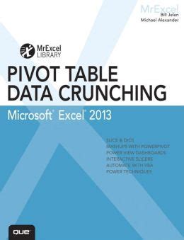 excel 2013 pivot table data crunching Doc