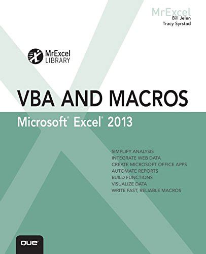 excel 2013 vba and macros mrexcel library Epub