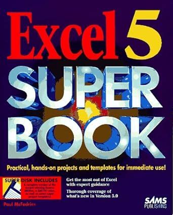 excel 5 super book or book and disk Doc