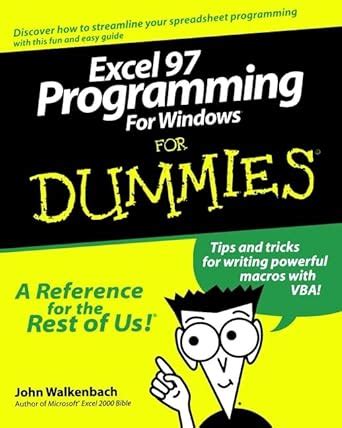 excel 97 programming for windows for dummies PDF