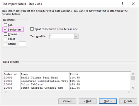 excel change csv delimiter