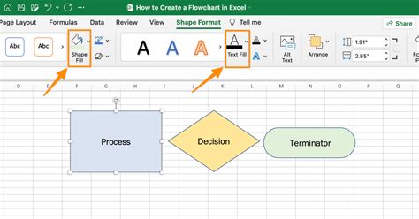 Excel Create Flow Chart