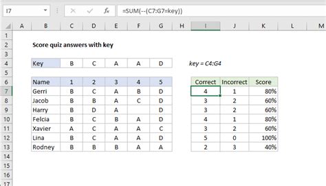 excel end of chapter quiz answers key Epub