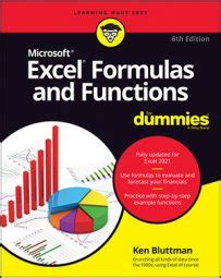 excel formulas and functions for dummies Kindle Editon