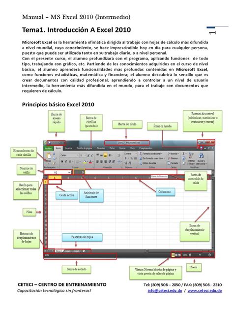 excel intermedio 2010 pdf Doc