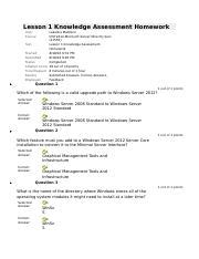 excel lesson 1 knowledge assessment answers Kindle Editon