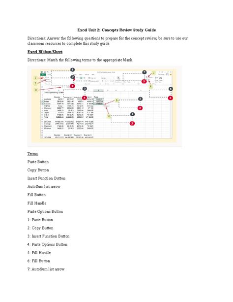 excel unit b concepts review answer key Reader