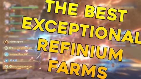 exceptional refinium farm