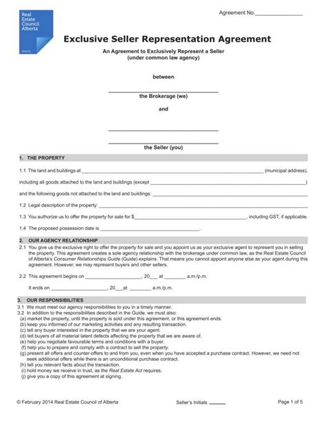 exclusive sales representative agreement guide Doc