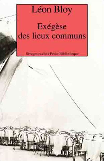 exegese lieux communs nouvelle classic Doc