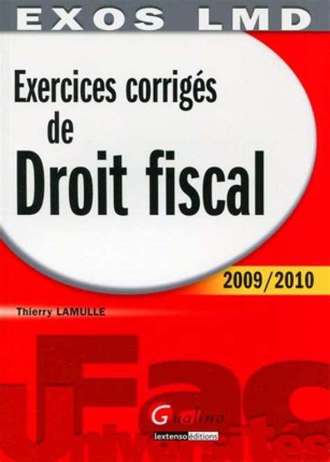 exercices droit fiscal corrig s d taill s Epub