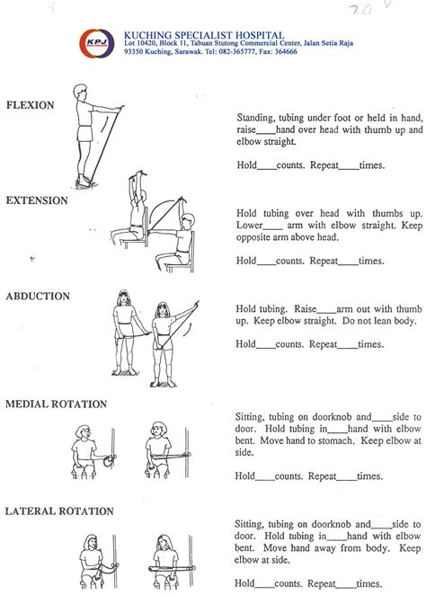 exercise handouts for rehabilitation Doc