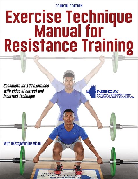 exercise technique manual for resistance training nsca Doc