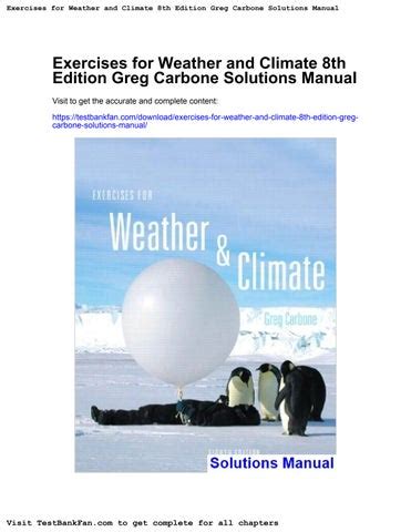 exercises for weather and climate 8th edition answers PDF