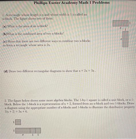 exeter academy math