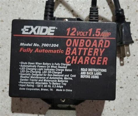 exide 7001204 onboard battery charger Epub