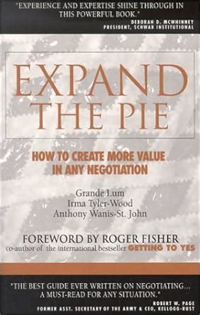 expand the pie how to create more value in any negotiation Reader