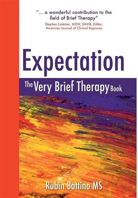 expectation the very brief therapy book PDF