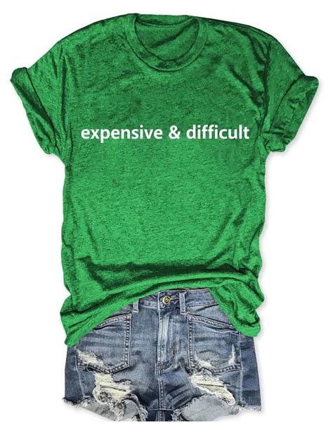 expensive and difficult shirt