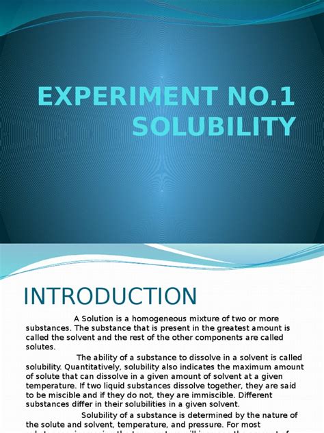 experiment 22 molar solubility lab report pdf Reader