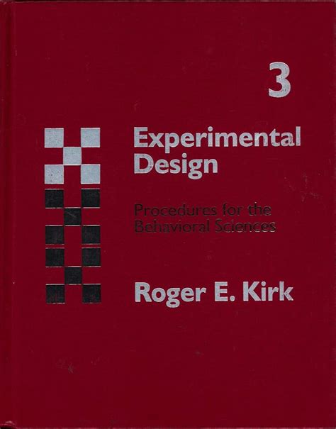 experimental design procedures for behavioral sciences psychology Reader