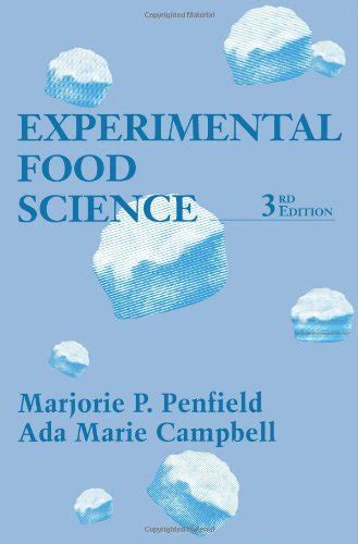 experimental food science third edition food science and technology Reader