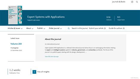 expert systems with applications journal Kindle Editon