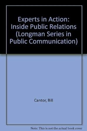 experts in action inside public relations Epub