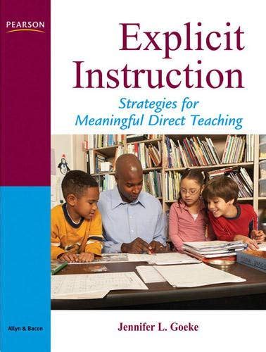 explicit instruction strategies for meaningful direct teaching Doc