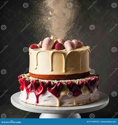 exploding cake